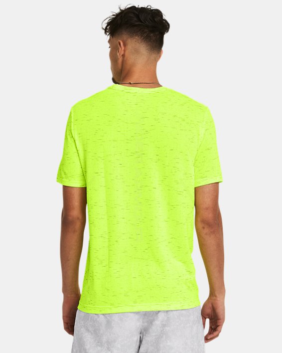 Camiseta de manga corta UA Seamless Grid para hombre, Yellow, pdpMainDesktop image number 1